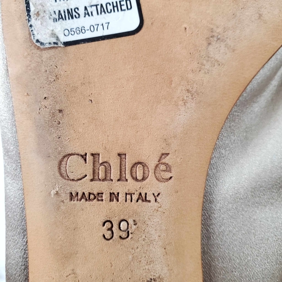 Chloe Ballerina Flats with Beautiful Hand Beading and Stones, Size 39 - Picture 8 of 12